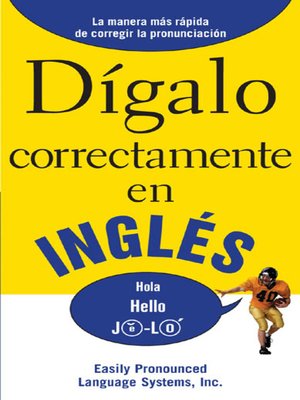 cover image of Digalo Correctamente en Ingles